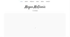 Desktop Screenshot of meganmcginnis.net