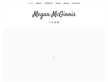 Tablet Screenshot of meganmcginnis.net